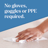 CloroxPro EcoClean Disinfecting Wipes, 1-Ply, 8 x 7, Unscented, White, 75 Count, 6/Carton