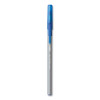 Round Stic Grip Xtra Comfort Ballpoint Pen, Stick, Medium 1 mm, Blue Ink, Gray/Blue Barrel, 144/Pack