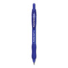 Profile Gel Pen, Retractable, Medium 0.7 mm, Blue Ink, Translucent Blue Barrel, Dozen
