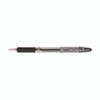 Jimnie Gel Pen, Stick, Medium 0.7 mm, Black Ink, Clear/Black Barrel, 12/Pack