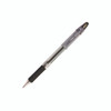 Jimnie Gel Pen, Stick, Medium 0.7 mm, Black Ink, Clear/Black Barrel, 12/Pack