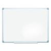 Earth Silver Easy Clean Dry Erase Boards, 48" x 36", White Surface, Satin Aluminum Frame
