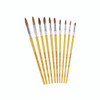 Watercolor Brush Set, Size 2, Camel-Hair Blend, Round Profile, 3/Pack