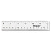 Clear Flexible Acrylic Ruler, Standard/Metric, 12" Long, Clear