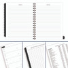 Executive Weekly/Monthly Planner Refill with Hourly Appointments, 8.75 x 6.88, White Sheets, 12-Month (Jan to Dec): 2025