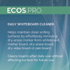 Daily Whiteboard Cleaner, Free and Clear, 32 oz Spray Bottle, 6/Carton
