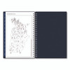 Passages Weekly/Monthly Planner, 8 x 5, Navy Blue Cover, 12-Month (Jan to Dec): 2025