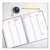 DuraFlex Weekly Planner, 11 x 8.5, Black Cover, 12-Month (Jan to Dec): 2025