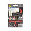 Washable Dry Erase Crayons w/E-Z Erase Cloth, Assorted Bright Colors, 8/Box