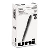 AIR Porous Rollerball Pen, Stick, Medium 0.7 mm, Black Ink, Black Barrel, Dozen