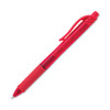 EnerGel-X Gel Pen, Retractable, Medium 0.7 mm, Red Ink, Translucent Red/Red Barrel, Dozen