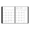 Contempo Lite Academic Year Weekly/Monthly Planner, 8.75 x 7.87, Black Cover, 12-Month (July to June) 2024 to 2025