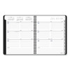 Contempo Lite Academic Year Weekly/Monthly Planner, 8.75 x 7.87, Black Cover, 12-Month (July to June) 2024 to 2025