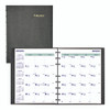 Plan and Link Monthly Planner, 9.25 x 7.25, Black Lizard-Like Faux Leather Cover, 16-Months: Sept 2024 to Dec 2025