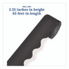 Rolled Scalloped Border, 2.25" x 65 ft, Black