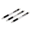 Z-Grip Mechanical Pencil, 0.7 mm, HB (#2), Black Lead, Clear/Black Barrel, 24/Pack