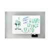 Dry Erase Accessory Tray, 8.5" x 3" x 5.25", Black