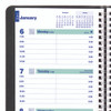 Plan and Link Weekly Planner, 8" x 5", Black Cover, 12-Month (Jan to Dec): 2025