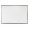 Proma Magnetic Porcelain Projection Whiteboard with Aluminum Frame, 96.5" x 48.5", White Surface, Satin Aluminum Frame
