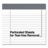 Notepads, Wide/Legal Rule, 50 White 8.5 x 14 Sheets, 12/Pack