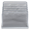 Wire Mesh Incline Sorter, Open Design, 5 Sections, Letter-Size, 7.72 x 11.65 x 10.83, Silver Wire Mesh Incline Sorter, Open Design, 5 Sections, Letter-Size, 7.72 x 11.65 x 10.83, Silver