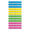 Non-Shatter Flexible Ruler, Standard/Metric, 12" (30 cm) Long, Plastic, Assorted Translucent Colors, 12/Box