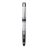VBall RT Liquid Ink Rollerball Pen, Retractable, Extra-Fine 0.5 mm, Black Ink, Black/White Barrel