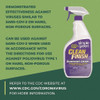 Clean Finish Disinfectant Cleaner, Herbal, 32 oz Spray Bottle, 12/Carton