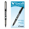 VBall Liquid Ink Rollerball Pen, Stick, Extra-Fine 0.5 mm, Black Ink, Black/Clear Barrel, Dozen VBall Liquid Ink Rollerball Pen, Stick, Extra-Fine 0.5 mm, Black Ink, Black/Clear Barrel, Dozen