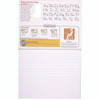 Learn to Letter Primary Journal with Raised Ruling, Manuscript Format, Orange/White/Blue Cover, (40) 10 x 8 Sheets