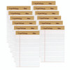 "The Legal Pad" Plus Ruled Perforated Pads with 40 pt. Back, Narrow Rule, 50 White 5 x 8 Sheets, Dozen