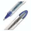 VISION ELITE Hybrid Gel Pen, Stick, Bold 0.8 mm, Blue Ink, White/Blue/Clear Barrel