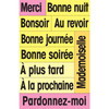 French High-Frequency Vocab Card Set