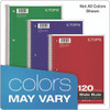 Coil-Lock Wirebound Notebook, 3-Hole Punch, 3-Subject, Legal Rule, Randomly Assorted Covers, (120) 10.5 x 8 Sheets