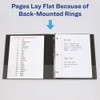 Showcase Economy View Binders with Slant Rings, 3 Rings, 3" Capacity, 11 x 8.5, Black