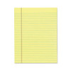 "The Legal Pad" Glue Top Pads, Wide/Legal Rule, 50 Canary-Yellow 8.5 x 11 Sheets, 12/Pack