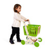Green Market Wooden Play Shopping Trolley