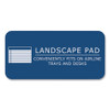 WIDE Landscape Format Writing Pad, Medium/College Rule, 40 Canary 11 x 9.5 Sheets, 18/Carton