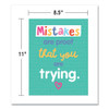 Mini Posters, Growth Mindset Quotes, 8.5 x 11, 12/Set