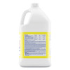 Disinfectant Deodorizing Cleaner Concentrate, Lemon Scent, 128 oz Bottle, 4/Carton