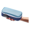 It's Academic Locking Pencil Case, 2 Compartments, 4.75" x 2.5" x 2.5", Assorted Colors, 2/Pack