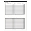 Recycled Two Year Monthly Planner with Expense Logs, 8.75 x 6.88, Black Cover, 24-Month: Jan 2025 to Dec 2026