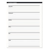 Recycled Two Year Monthly Planner with Expense Logs, 8.75 x 6.88, Black Cover, 24-Month: Jan 2025 to Dec 2026