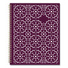 Gili Weekly/Monthly Planner, Jewel Tone Artwork, 11 x 8.5, Plum Cover, 12-Month (Jan to Dec): 2025