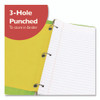 Filler Paper, Side: 3-Hole Punched, Wide/Legal Rule, 150/Pack