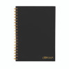 B5 Size Notebook, 1-Subject, Medium/College Rule, Black Cover, (80) 9.8 x 6.9 Sheets, 3/Pack