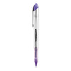 VISION ELITE Hybrid Gel Pen, Stick, Bold 0.8 mm, Violet Ink, White/Violet/Clear Barrel