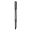 Write Bros. Ballpoint Pen, Stick, Bold 1.2 mm, Black Ink, Black Barrel, Dozen