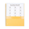 Wirebound Notebook, 1-Subject, Wide/Legal Rule, Red Cover, (100) 10.5 x 8 Sheets