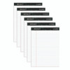 Docket Ruled Perforated Pads, Wide/Legal Rule, 50 White 8.5 x 11.75 Sheets, 6/Pack